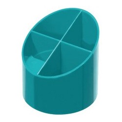 Herlitz pot à crayons color-blocking "caribbean turquoise"