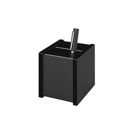Wedo pot multifonctions "black office", 2 compartiments,noir