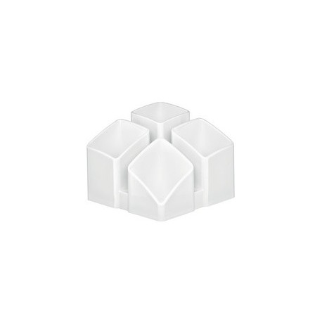Han multipot à stylos scala, 4 compartiments, blanc
