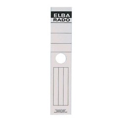 Elba étiquette pour dos de classeur "elba rado" - blanche,