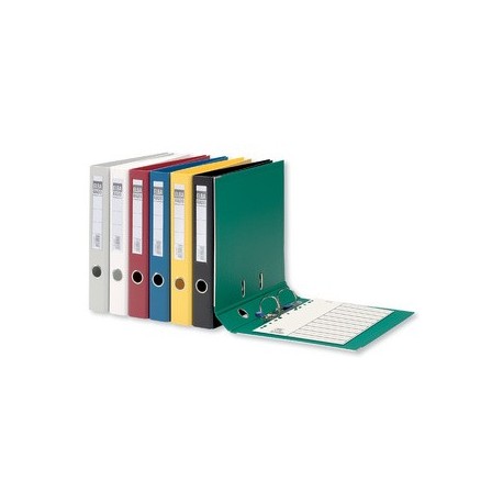 Elba classeur rado plast, largeur de dos: 80 mm, bleu, a4