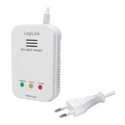 Logilink détecteur de gaz, blanc, signal sonore: env. 85 db