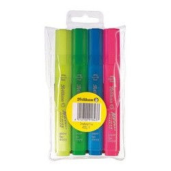 Pelikan surligneur 438 neon, étui de 4