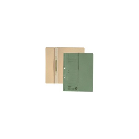 Elba chemise à oeillets en carton, vert, rabat sur la face (LOT DE 50)