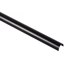 Hama passe-câbles, semi-rond, aluminium, 1,10 m, noir