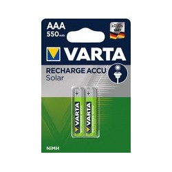 Varta pile nimh "rechargeable accu solar", micro (aaa/hr03)