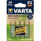 Varta pile nimh "recharge accu recycled", micro aa, 2.100mah