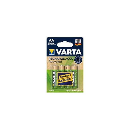 Varta pile nimh "recharge accu recycled", micro aa, 2.100mah