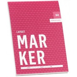 RÖmerturm bloc pour artistes "marker", a4, 100 feuilles