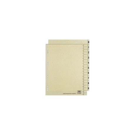 Elba intercalaires, chamois, 240 x 300 mm, en carton dur,