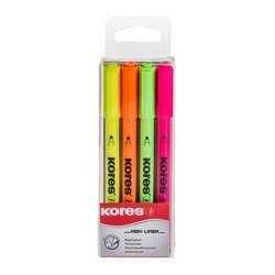 Kores surligneur pen, pointe biseautée: 0,5 - 3,5 mm,
