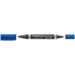 Staedtler marqueur permanent 348b lumocolor duo, vert