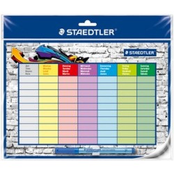 Staedtler kit emploi du temps lumocolor correctable, a4