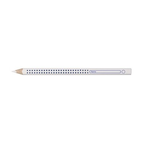 Faber-castell crayon pour cahier et tableau jumbo grip blanc