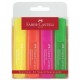 Faber-castell surligneur textliner 1546, étui de 8