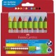 Faber-castell craie à la cire avec revêtement coulissant