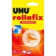 Uhu ruban adhésif rollafix 19 mm x 25 m, transparent