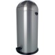 Helit poubelle à pédale "the step dome", 52 litres, noir