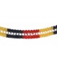 Papstar guirlande "germany", noir/rouge/jaune, en papier