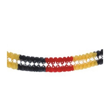 Papstar guirlande "germany", noir/rouge/jaune, en papier