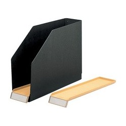 Elba boîtes de classement, carton dur, noir avec (LOT DE 14)