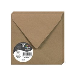 Pollen by clairefontaine enveloppe kraft, 140 x 140 mm