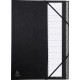 Exacompta trieur ordonator, 1-32, a4, 32 compartiments, noir