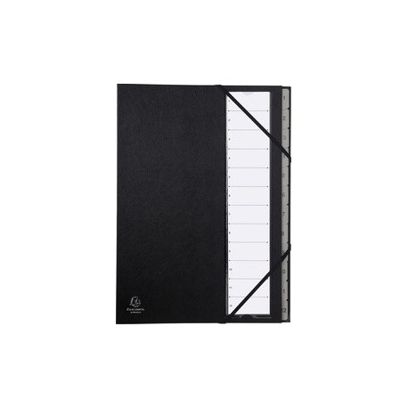 Exacompta trieur ordonator, 1-32, a4, 32 compartiments, noir