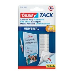 Tesa tack pâte à fixer universal, amovible, blanc