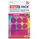 Tesa tack pastilles adhésives, double face, rose transparent