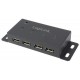 Logilink hub usb 2.0, 4 ports, pour un montage mural