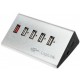Logilink hub usb 2.0 avec bloc d'alimentation, 4 ports +