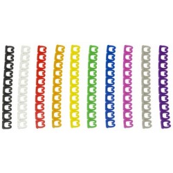Logilink bagues de marquage pour câble patch, assorti en