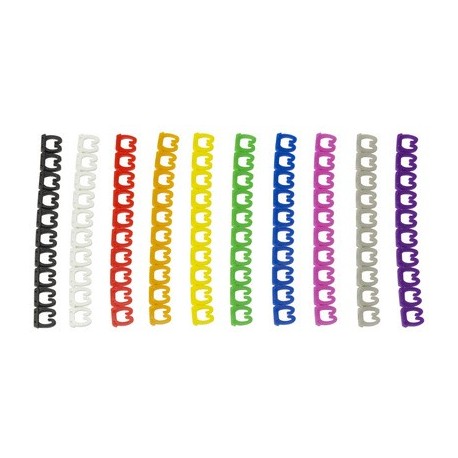 Logilink bagues de marquage pour câble patch, assorti en