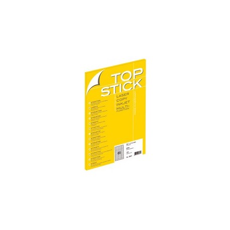 Top stick étiquettes universelle, 70 x 42,3 mm, blanc