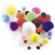 Folia pompons, 30 pièces, couleurs de noel