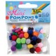 Folia mini pompons, 50 pièces, assorti