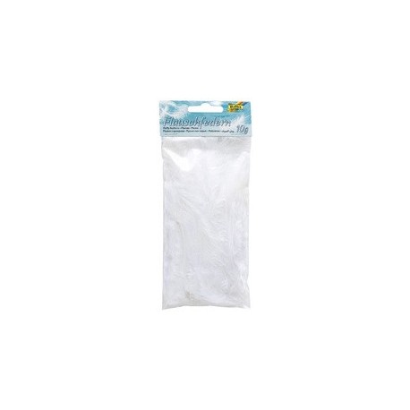 Folia plumes soyeuses, 10 g, blanc