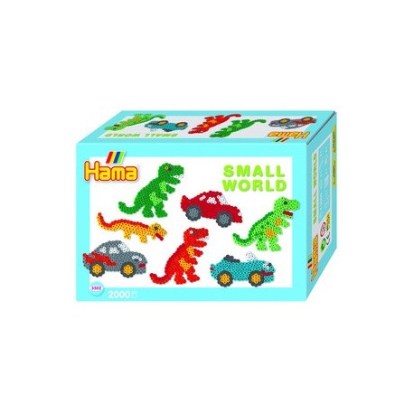Hama perles à repasser midi "small world auto", coffret