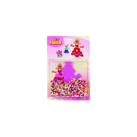 Hama perles à repasser midi "princesse", sous blister