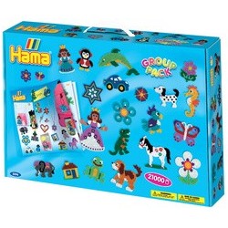 Hama perles à repasser midi, dans un coffret, 21.000 pièces