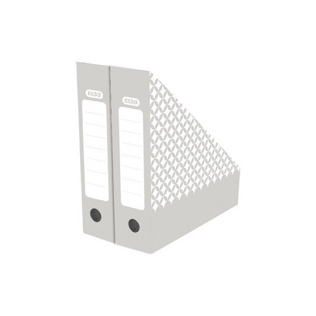 Elba porte-revue pour l'archivage deco, largeur: 80 mm, gris