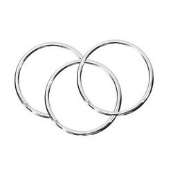 Wedo anneaux porte-clés en métal, diamètre: 20 mm