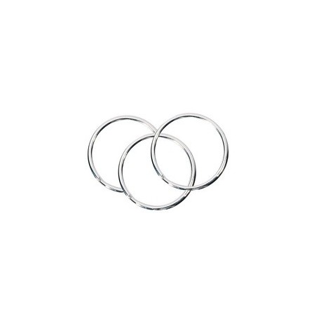 Wedo anneaux porte-clés en métal, diamètre: 20 mm