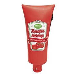 Wedo trousse design en tube "ketchup"