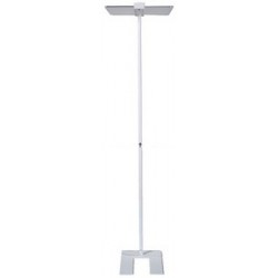Unilux lampadaire led orius, blanc