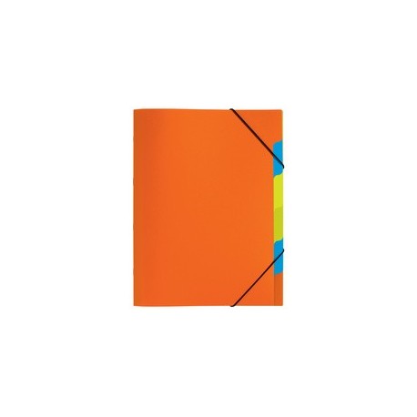 Pagna trieur "funky school", a4, pp, 5 compartiments