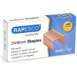 Rapesco agrafes 24/6, cuivré