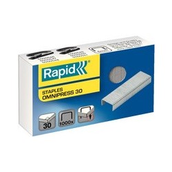 Rapid agrafes omnipress 30, galvanisé