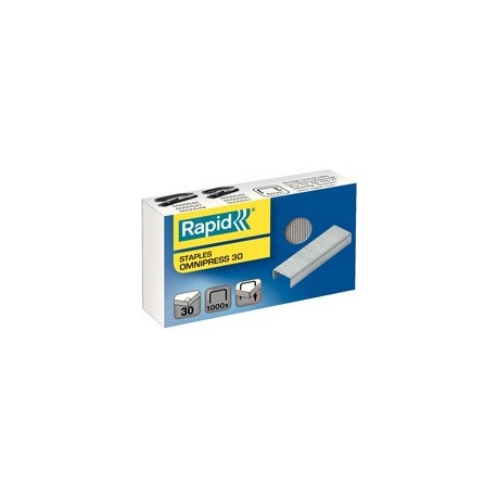 Rapid agrafes omnipress 30, galvanisé